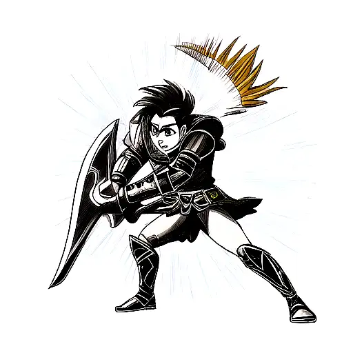 axe dota 2 tattoo design idea