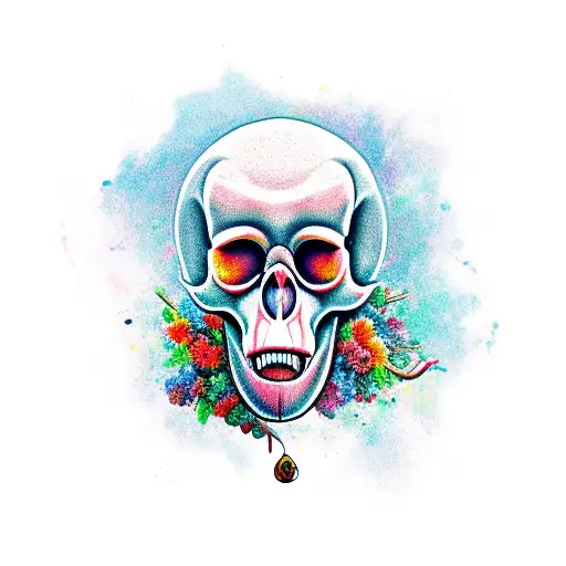 Monkey Skull, Horse Body tattoo design idea