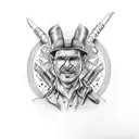 indiana jones tattoo design idea