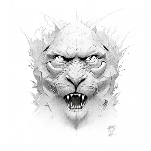 In face of adversity we push  tattoo design idea