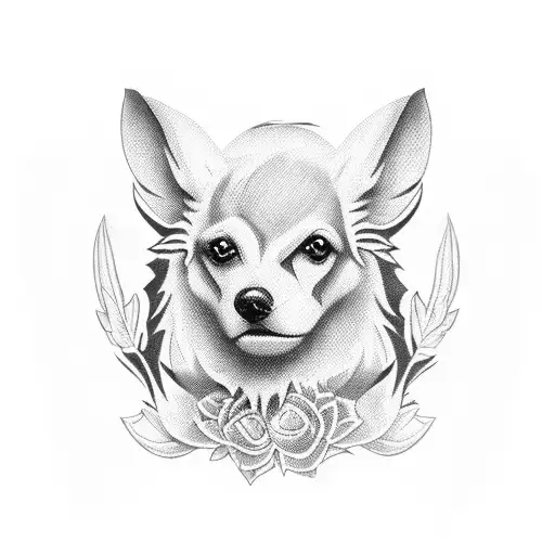 Maltese  tattoo design idea