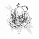 catholic tattoo design idea