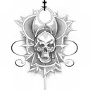 catholic tattoo design idea