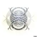 broken infinity sign made if a cobra and snake and inside the two circles one side ying and yang and ouroboro dragon tattoo design idea