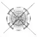 Sandhills Windpump tattoo design idea