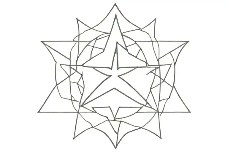 the words morning star   tattoo design idea