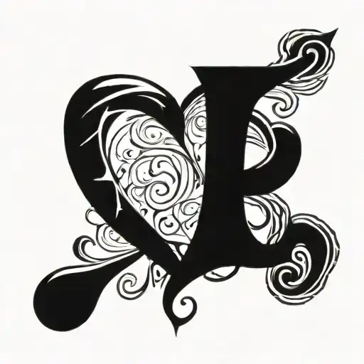 Incorporate name "Aara" in a stylish, cursive font, with delicate swirls and loops, perhaps forming a heart around t tattoo design idea