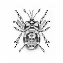 Ladybug tattoo design idea