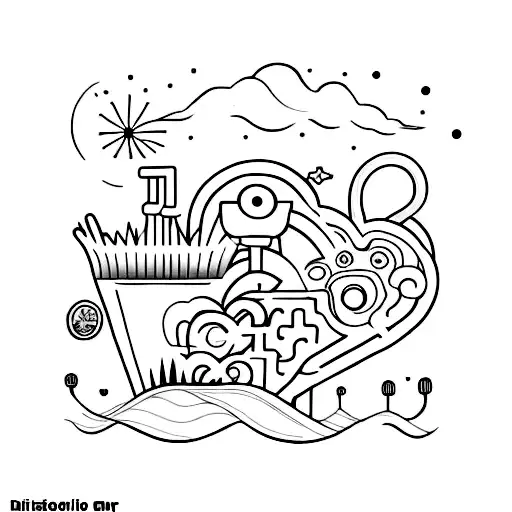 frase que diga sempre nel mio cuore en la parte del bíceps en horizontal tattoo design idea