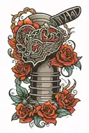 Stanley cup tattoo design idea