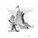 David vs Goliath the giant tattoo design idea