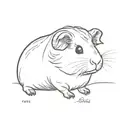 guinea pig tattoo design idea