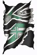 south african flag   tattoo design idea