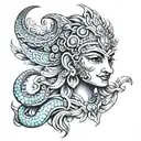 Vishnu tattoo design idea