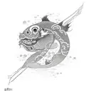 Still waters run deep tattoo design idea