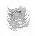 Still waters run deep tattoo design idea