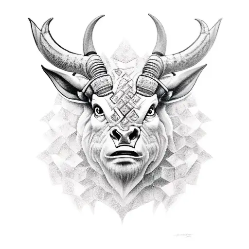 minotaur tattoo design idea