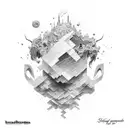 song colorblind by movements tattoo design idea