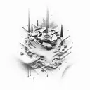 song colorblind by movements tattoo design idea