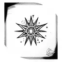 brotherhood stars tattoo design idea