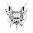 Palabra kamikaze  tattoo design idea