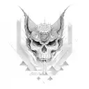 Palabra kamikaze  tattoo design idea