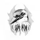 kookaburra a willow tree half sleeve tattoo design idea