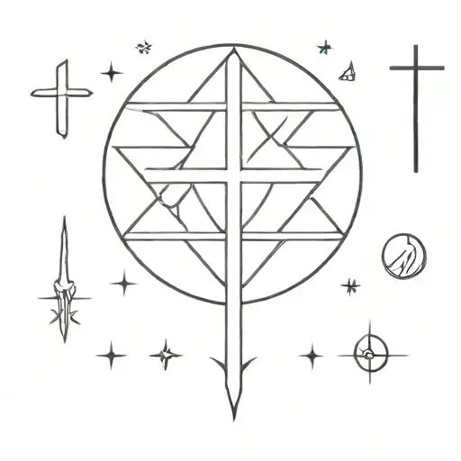 minimal unique religious tattoos tattoo design idea