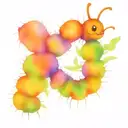 caterpillar tattoo design idea