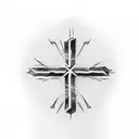 3 crosses tattoo design idea