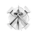 3 crosses tattoo design idea