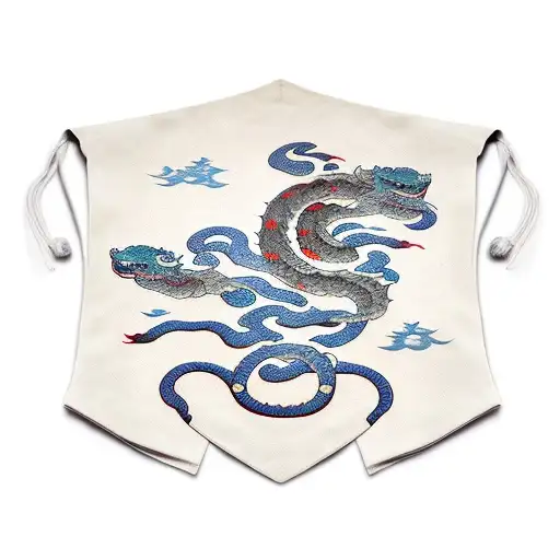 sleeve that includes water, air elements, fujin, snake, ronin, in japanese i will protect those that cant protect themse tattoo design idea