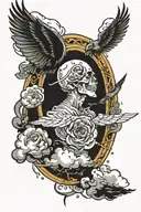 Sky is the limit tattoo design idea