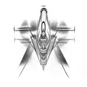 formula 1 car with a joint tattoo design idea