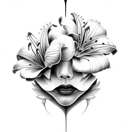 Lily tattoo design idea