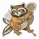 tanuki tattoo design idea