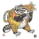 tanuki tattoo design idea