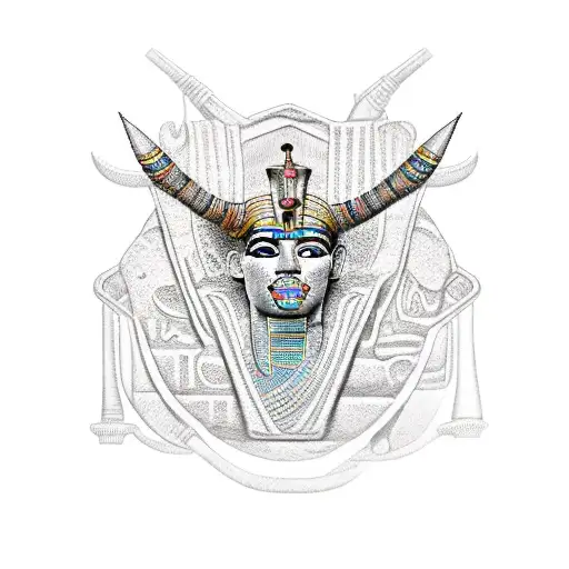 Ancient Egypt tattoo design idea