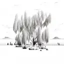 willow tree tattoo design idea