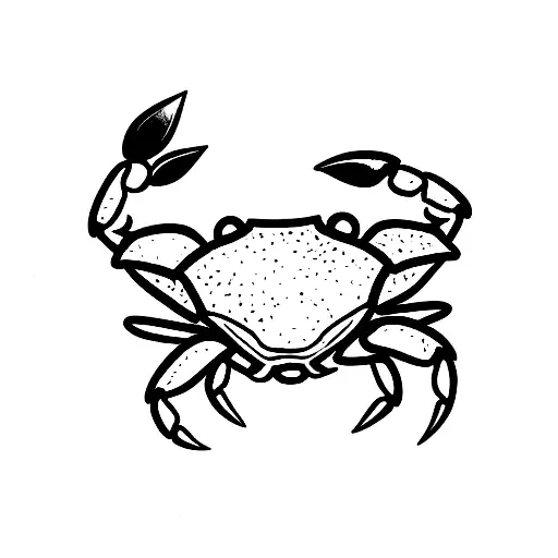 crab tattoo design idea