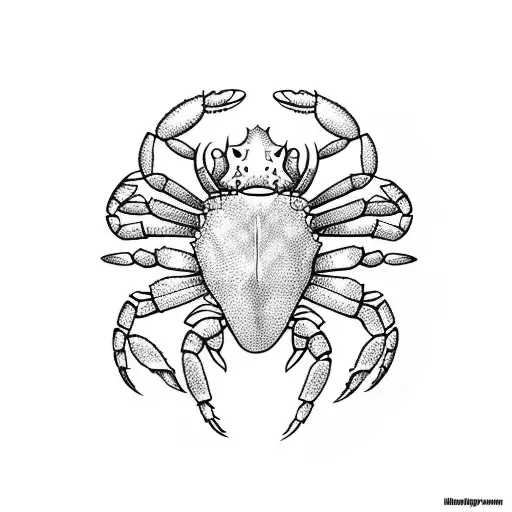 crab tattoo design idea