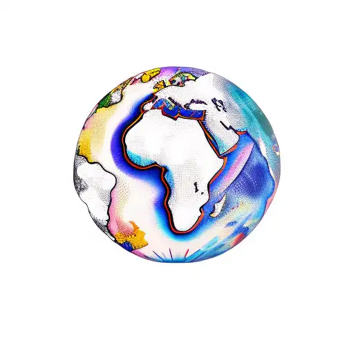 Africa abstract  tattoo design idea