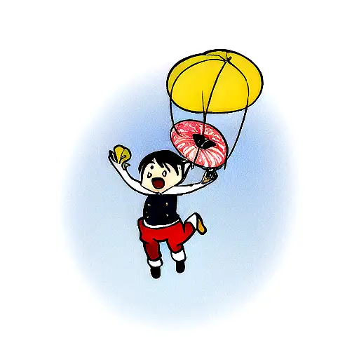 Mari Makes A Parachute Entrance (Dedicated to Anime Zf) - YouTube