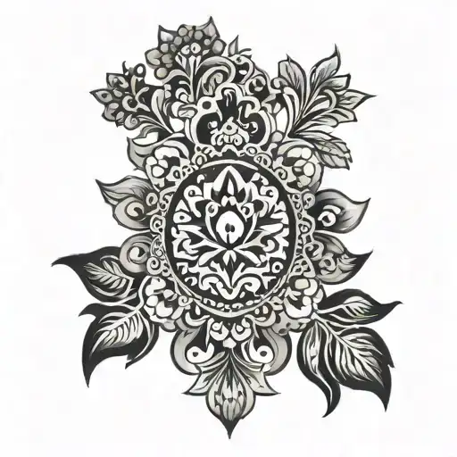 polish folk art tattoo tattoo design idea