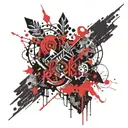 Risk Rich tattoo design idea