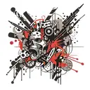 Risk Rich tattoo design idea