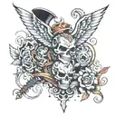 Risk Rich tattoo design idea