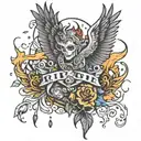 Risk Rich tattoo design idea