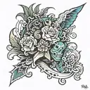 Risk Rich tattoo design idea