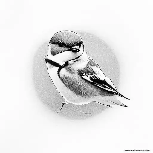 Swallow Bird tattoo design idea